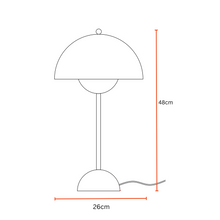 Load image into Gallery viewer, Pagen X Table Lamp - Modern Scandinavian Design Bedside Lamp, Premium Metallic Finish Desk Lamp, Easy Installation
