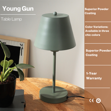 Load image into Gallery viewer, Young Gun Table Lamp, Mini Desk Lamp, Modern Bedside Lamp
