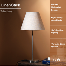 Load image into Gallery viewer, Linen Stick Lamp
