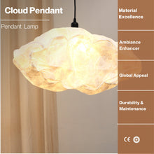 Load image into Gallery viewer, Cloud Pendant (Cloud Series) -  Tear-Resistant, Cloud Shaped Hanging Lamp, Semi-Outdoor
