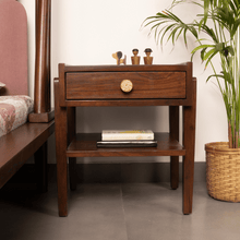 Load image into Gallery viewer, Perth Teak Wood Bed Side Table
