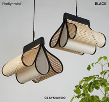 Load image into Gallery viewer, Firefly Mini - Unique handmade Woven Hanging Pendant Light, Natural/Bamboo Pendant Light for Home restaurants and offices.
