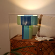 Load image into Gallery viewer, Colour Story 500 table lamp- Colourful Yarns, Handwoven, Artisanal desk Lamp
