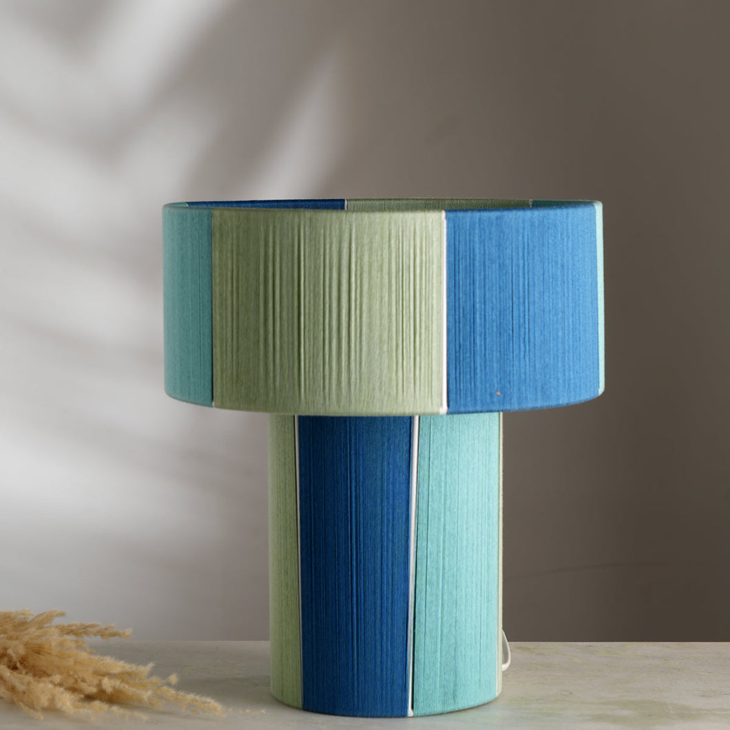 Colour Story 500 table lamp- Colourful Yarns, Handwoven, Artisanal desk Lamp