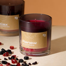 Load image into Gallery viewer, Renew Berries Vegan Scented Candle - Palm Wax Scented
