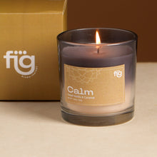 Load image into Gallery viewer, Calm Vanilla &amp; Caramel Vegan Wax Candle - Palm Wax Scented
