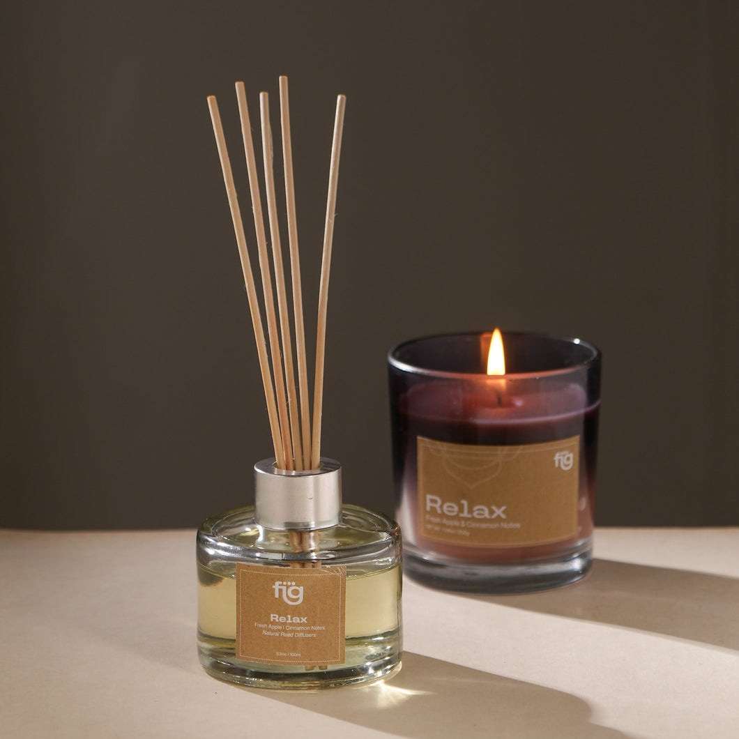 Relax Apple and Cinamon Reed Diffusor - IFRA standard perfumes