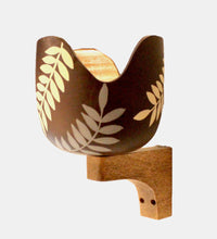 Load image into Gallery viewer, BROWN LEAF PATTERN WALL LAMP
