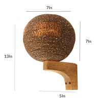 Load image into Gallery viewer, COPPER GLOBE WALL LIGHT
