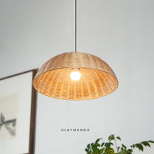 Load image into Gallery viewer, Vassa : Unique handmade Woven Hanging Pendant Light, Natural/Cane Pendant Light for Home restaurants and offices.
