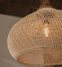 Load image into Gallery viewer, CaneNest-Unique handmade Woven Hanging Pendant Light, Natural/Cane Pendant Light for Home restaurants and offices.
