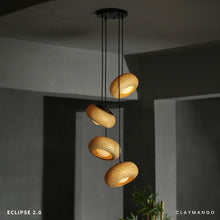 Load image into Gallery viewer, Eclipse 2.0 - Bamboo Cluster Pendant Lamps.
