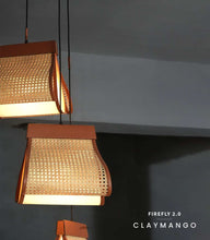 Load image into Gallery viewer, Firefly Mini Cluster- Unique handmade Woven Hanging Pendant Light, Natural/Bamboo Pendant Light for Home restaurants and offices.
