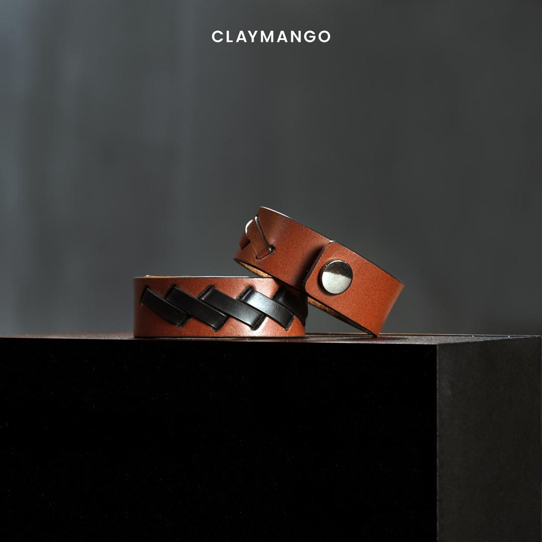 Chambon Single Fold  - Leather Wristband