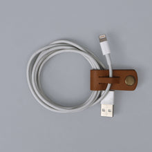 Load image into Gallery viewer, Leather cable wire wraps
