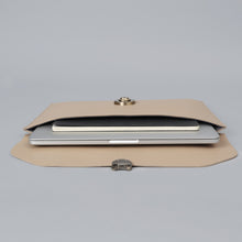 Load image into Gallery viewer, leather laptop sleeve apple
