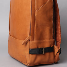Load image into Gallery viewer, tan leather backpack for women
